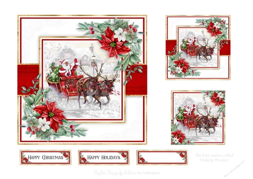 Santa and Sleigh No.3