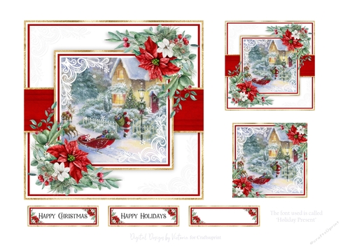 Santa and Sleigh No.4