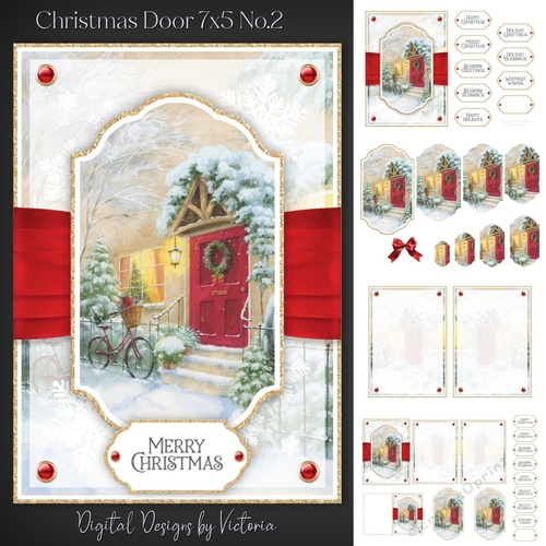 Christmas Door 7x5 No.2