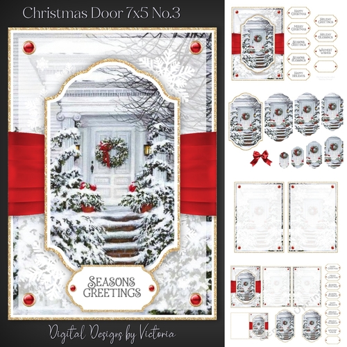 Christmas Door 7x5 No.3