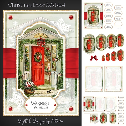 Christmas Door 7x5 No.4