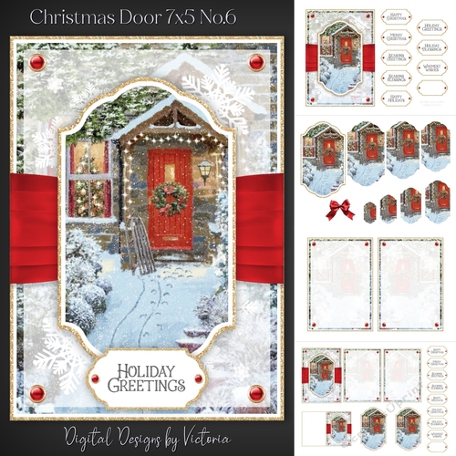 Christmas Door 7x5 No.6