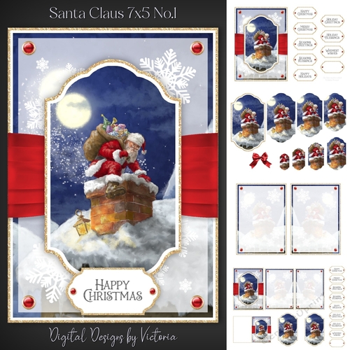 Santa Claus 7x5 No.1