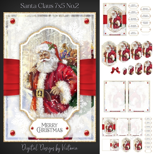 Santa Claus 7x5 No.2