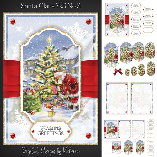 Santa Claus 7x5 No.3