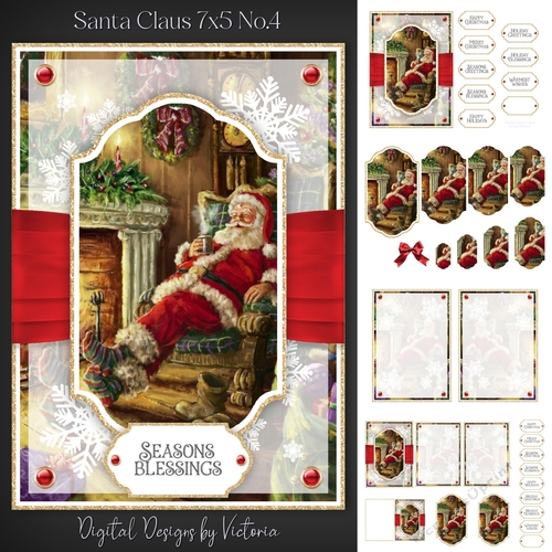 Santa Claus 7x5 No.4