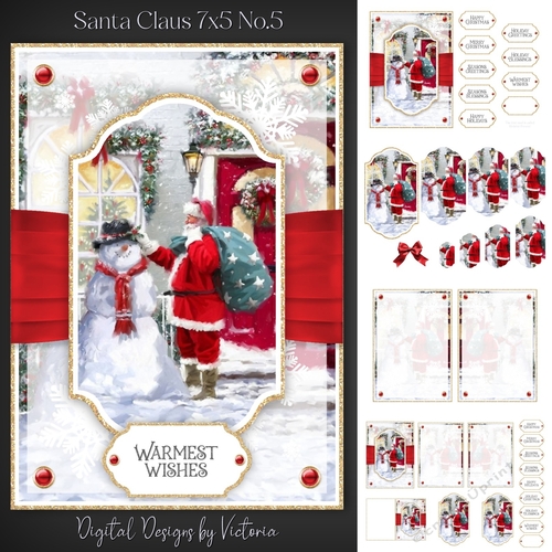 Santa Claus 7x5 No.5