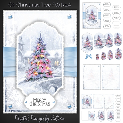 Oh Christmas Tree 7x5 inch No.4