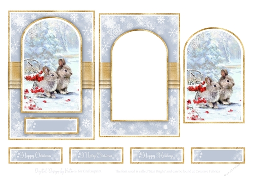 Christmas 6x4 inch Quick Card No.4