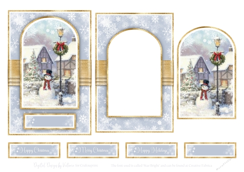 Christmas 6x4 inch Quick Card No.7