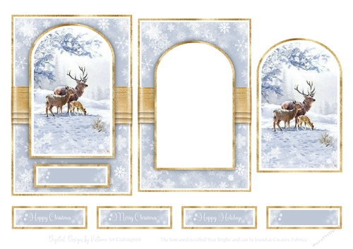 Christmas 6x4 inch Quick Card No.10