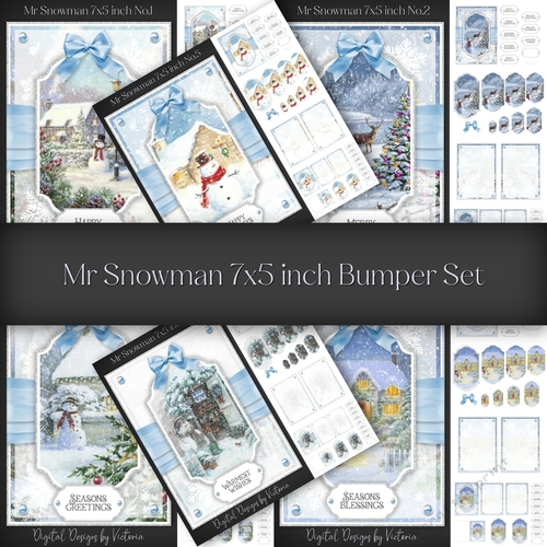 Mr Snowman 7x5 inch Bumper Kit
