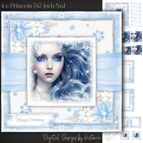 Ice Princess 7x7 inch No.1