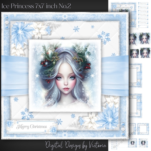 Ice Princess 7x7 inch No.2