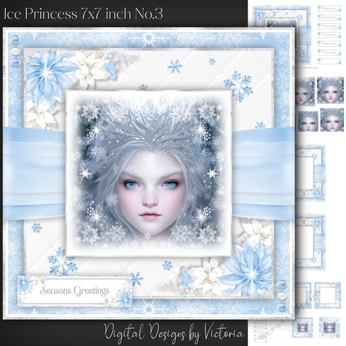 Ice Princess 7x7 inch No.3