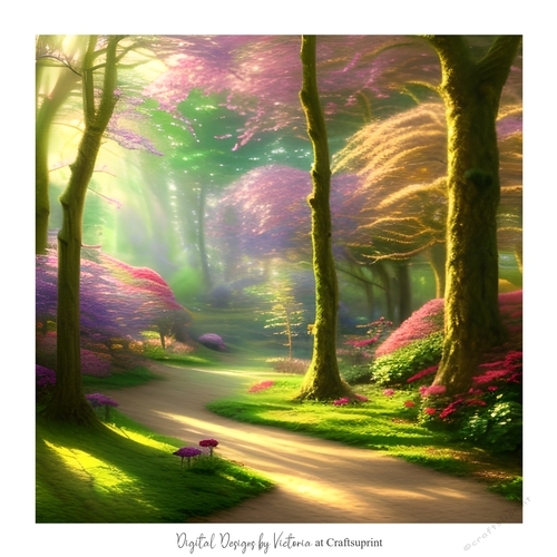 Enchanted Forest 7x7 inch No.2