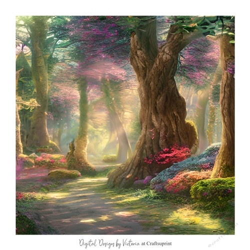Enchanted Forest 7x7 inch No.5