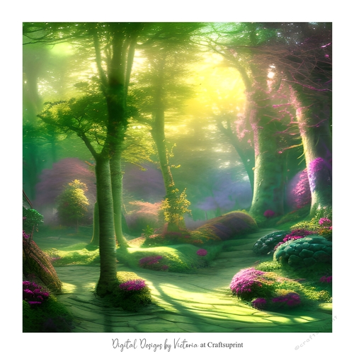 Enchanted Forest 7x7 inch No.6