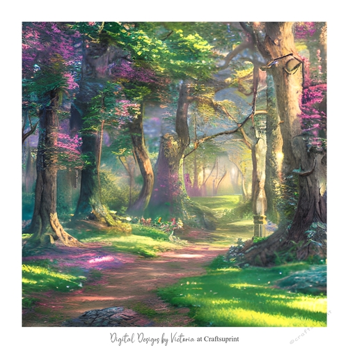 Enchanted Forest 7x7 inch No.8