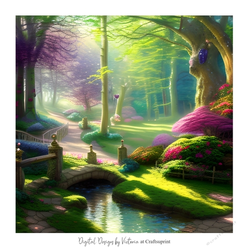 Enchanted Forest 7x7 inch No.9