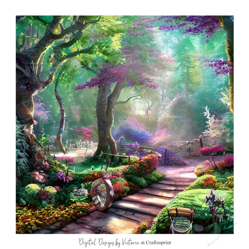 Enchanted Forest 7x7 inch No.12
