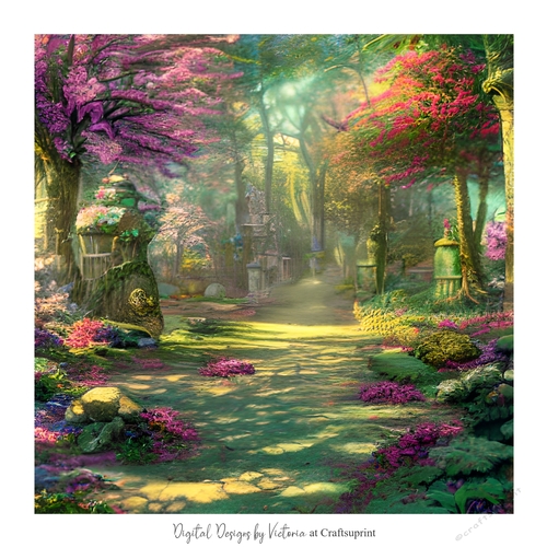 Enchanted Forest 7x7 inch No.13