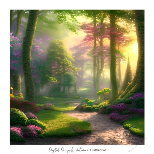 Enchanted Forest 7x7 inch No.16