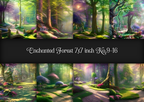 Enchanted Forest 7x7 inch No.9-16