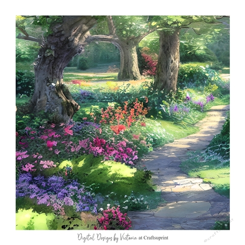 Country Garden 7x7 inch No.2
