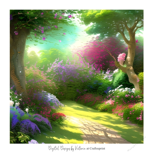 Country Garden 7x7 inch No.3