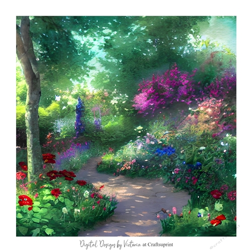 Country Garden 7x7 inch No.4
