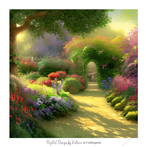 Country Garden 7x7 inch No.5