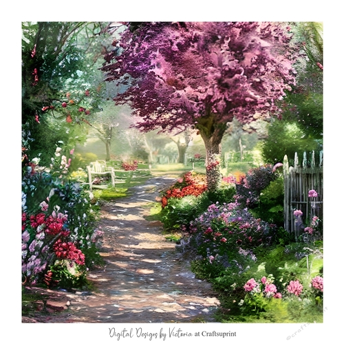 Country Garden 7x7 inch No.7