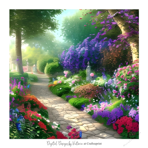 Country Garden 7x7 inch No.9