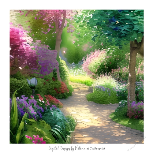 Country Garden 7x7 inch No.10