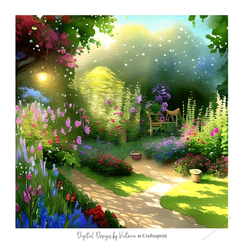 Country Garden 7x7 inch No.15