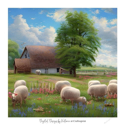 The Farmhouse 7x7 inch No.1