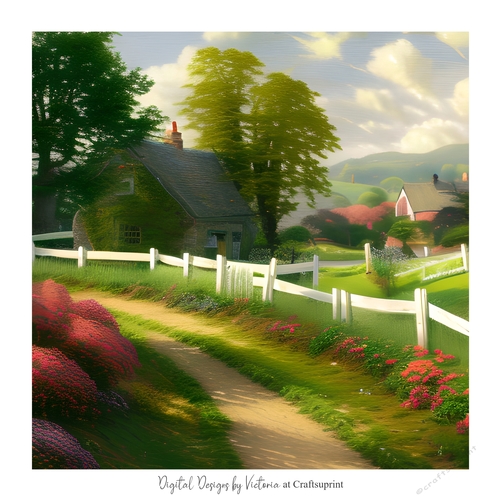 The Farmhouse 7x7 inch No.4