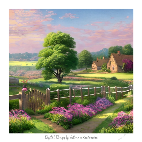 The Farmhouse 7x7 inch No.8