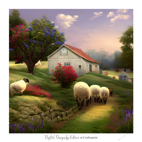 The Farmhouse 7x7 inch No.9