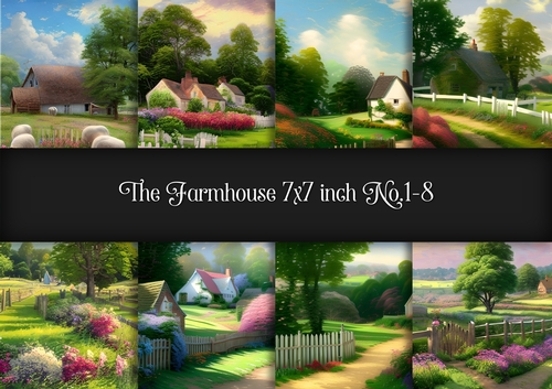 The Farmhouse 7x7 inch No.1-8