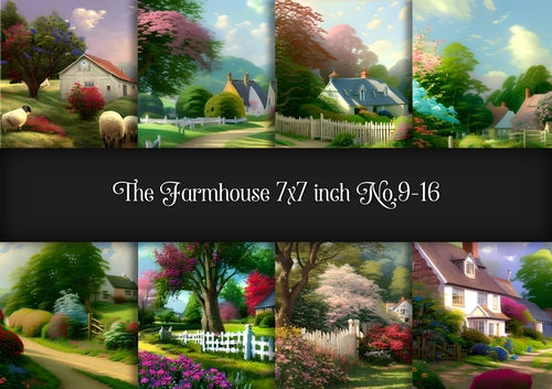 The Farmhouse 7x7 inch No.9-16