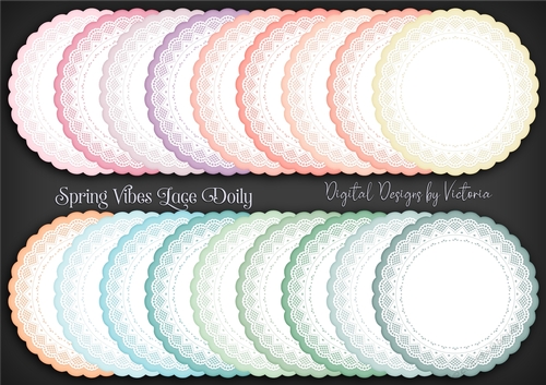 Spring Vibes Lace Doily