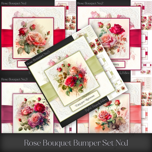 Rose Bouquet Bumper Set No.1