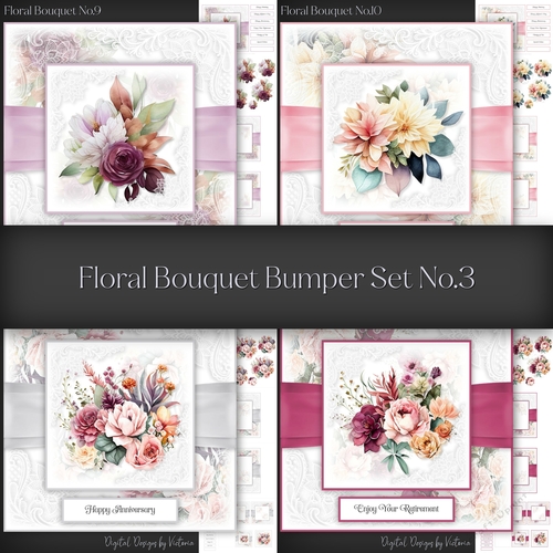 Floral Bouquet Bumper Set No.3