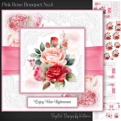 Pink Rose Bouquet No.4