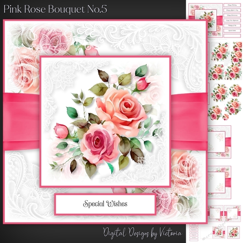 Pink Rose Bouquet No.5