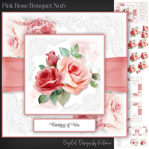 Pink Rose Bouquet No.6
