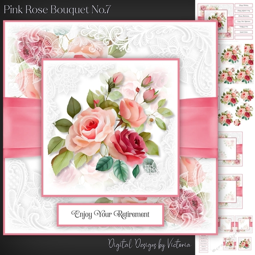 Pink Rose Bouquet No.7