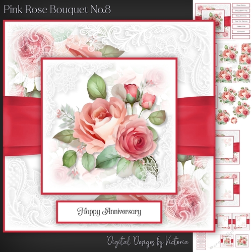 Pink Rose Bouquet No.8